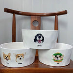 カスタム ペットフードボウル オリジナル ✨ 猫用 犬用 食器 ペット 名前 用品